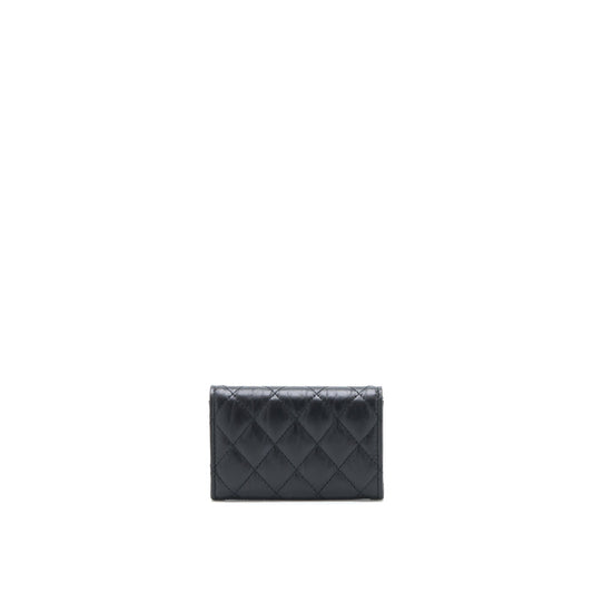 Chanel 2.55 Reissue Flap Card Holder Aged Calfskin Black  (Microchip)