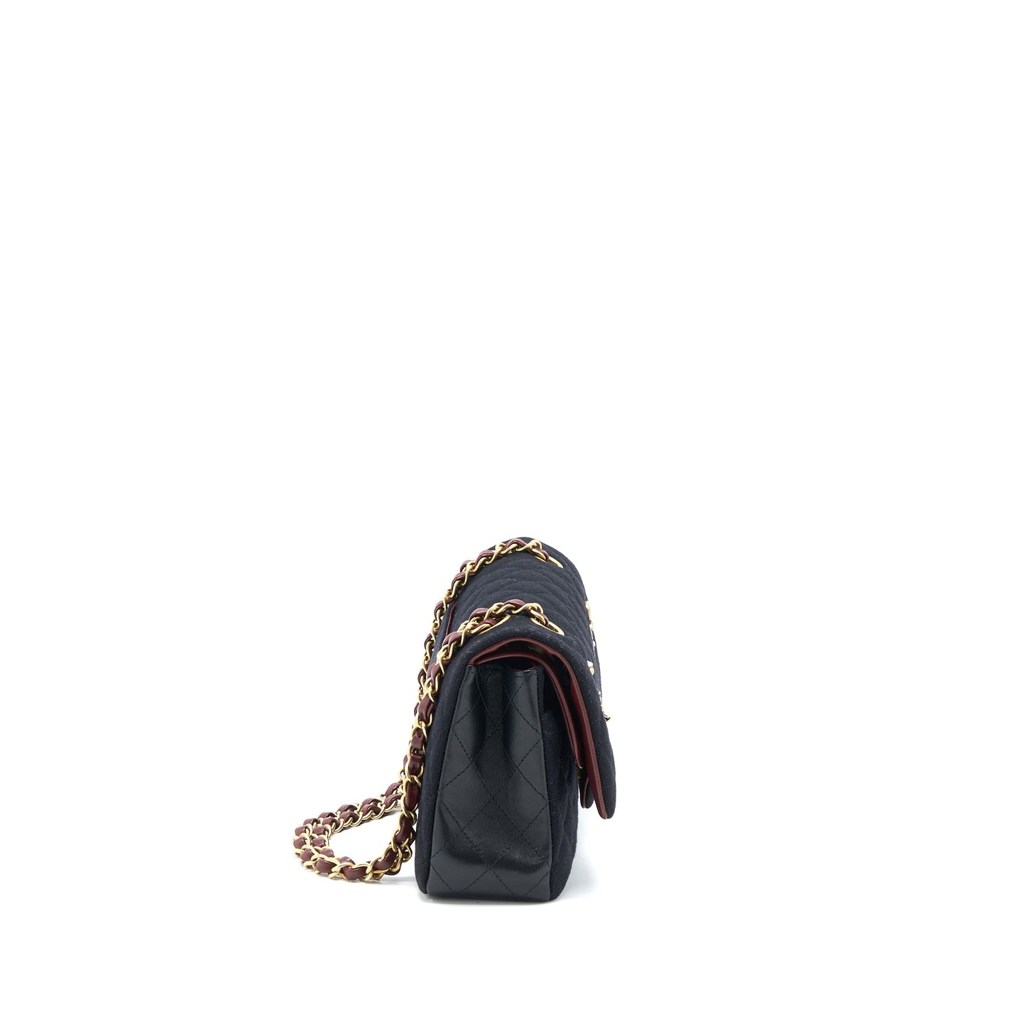 Chanel Medium Classic Double Flap Bag 2018 Metiers d’Art Paris-Hamburg Collection Wool