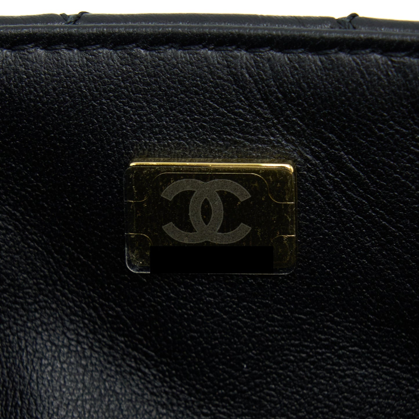 Chanel Mini 2.55 Reissue Flap Bag Aged Calfskin Black Brushed