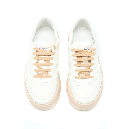 Gucci Size 36 Women’s GG Embossed Sneaker White/Pink