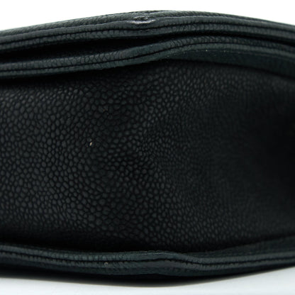 Chanel Medium Boy Bag Grained Calfskin Black