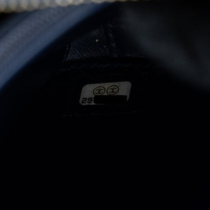 Chanel Filigree camera bag caviar dark blue L