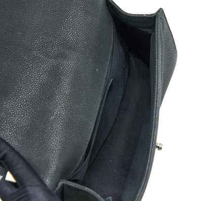 Chanel Medium Boy Bag Grained Calfskin Black