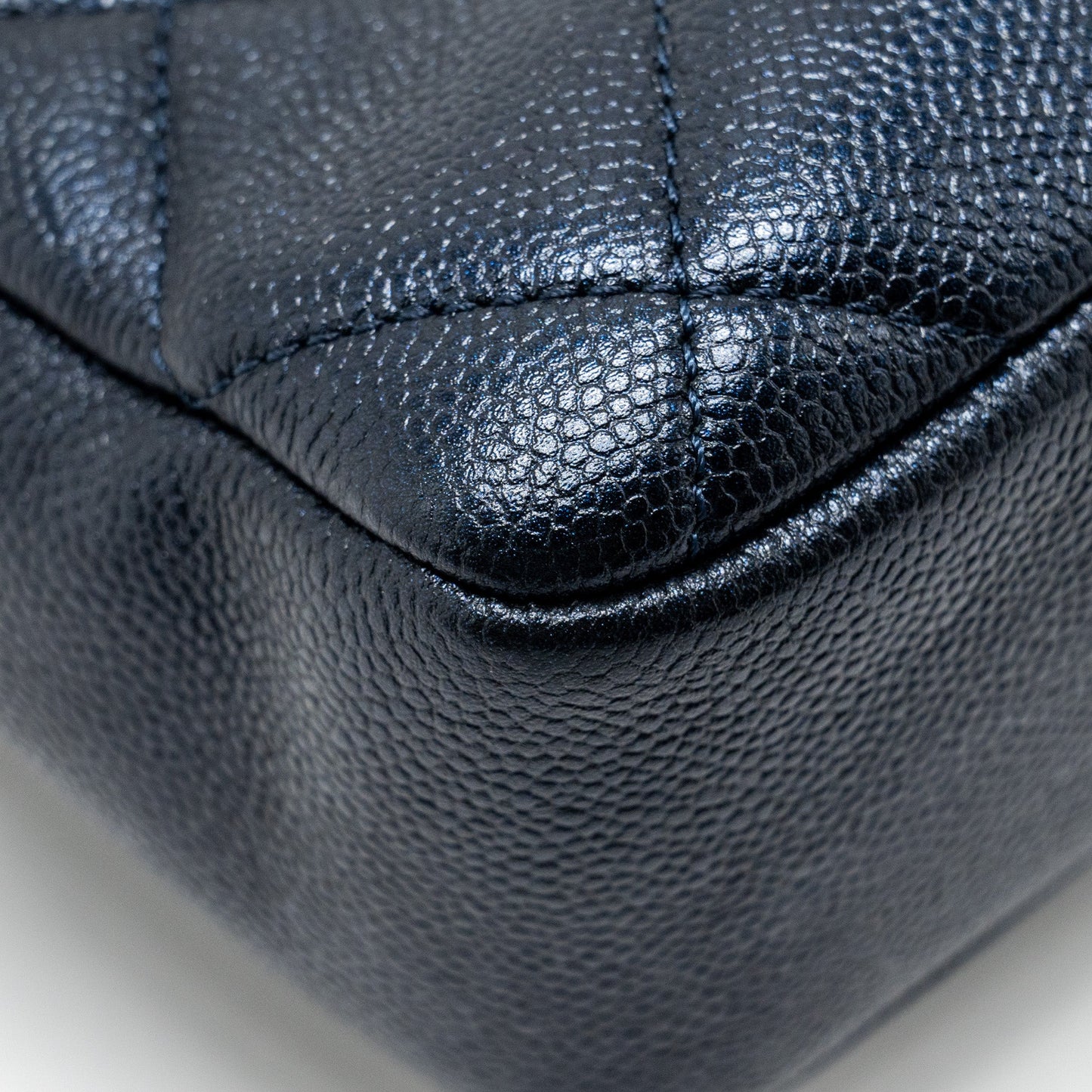 Chanel 21K My Perfect Mini Flap Bag Caviar Iridescent Black  (Microchip)