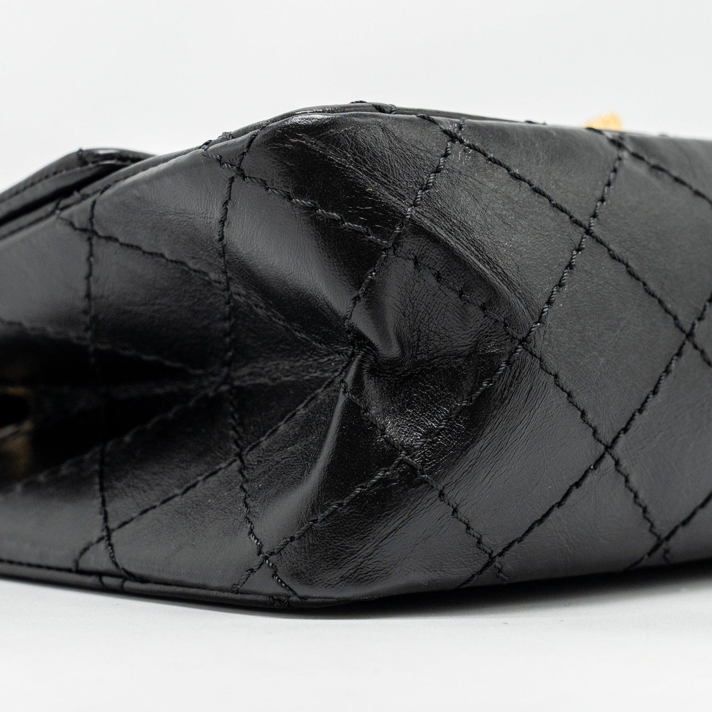 Chanel Mini 2.55 Reissue Aged Calfskin Black