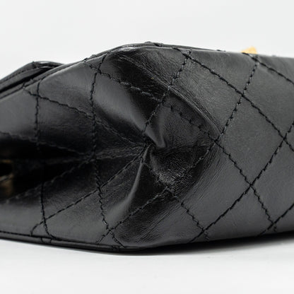 Chanel Mini 2.55 Reissue Aged Calfskin Black