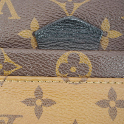 LOUIS VUITTON Palm Springs Mini Monogram Reverse Canvas Backpack Bag Brown
