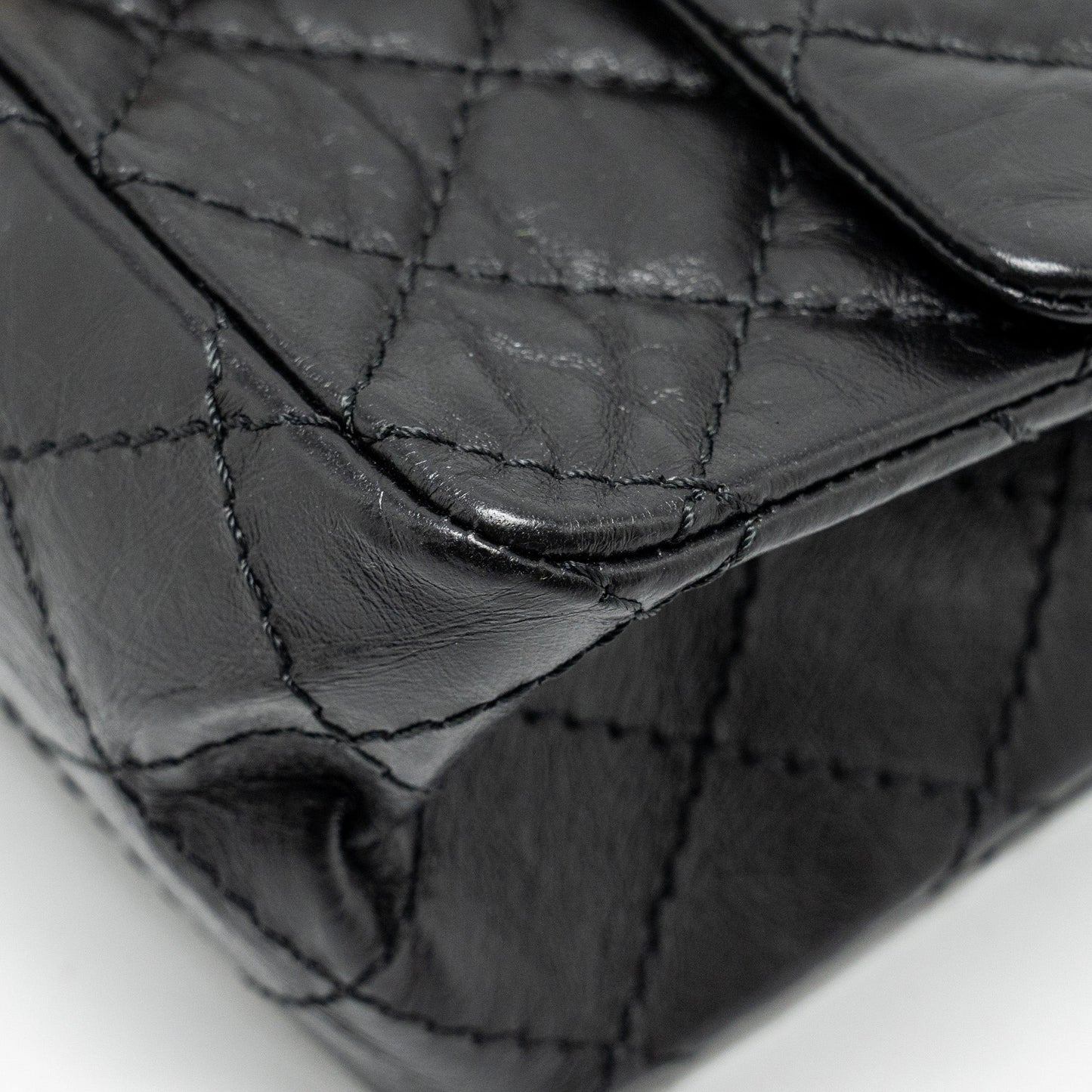Chanel Mini 2.55 Reissue Aged Calfskin Black