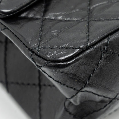 Chanel Mini 2.55 Reissue Aged Calfskin Black