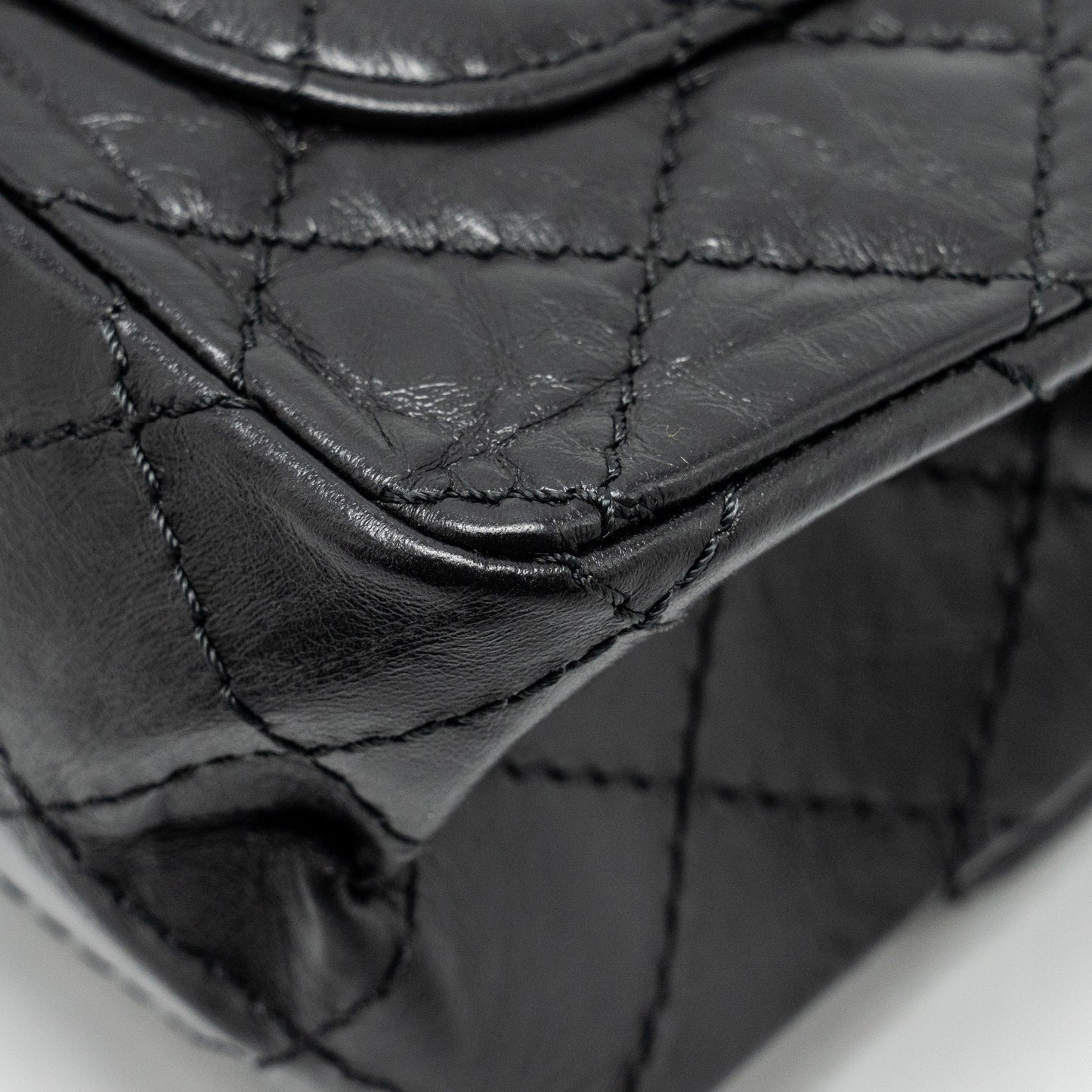 Chanel Mini 2.55 Reissue Aged Calfskin Black