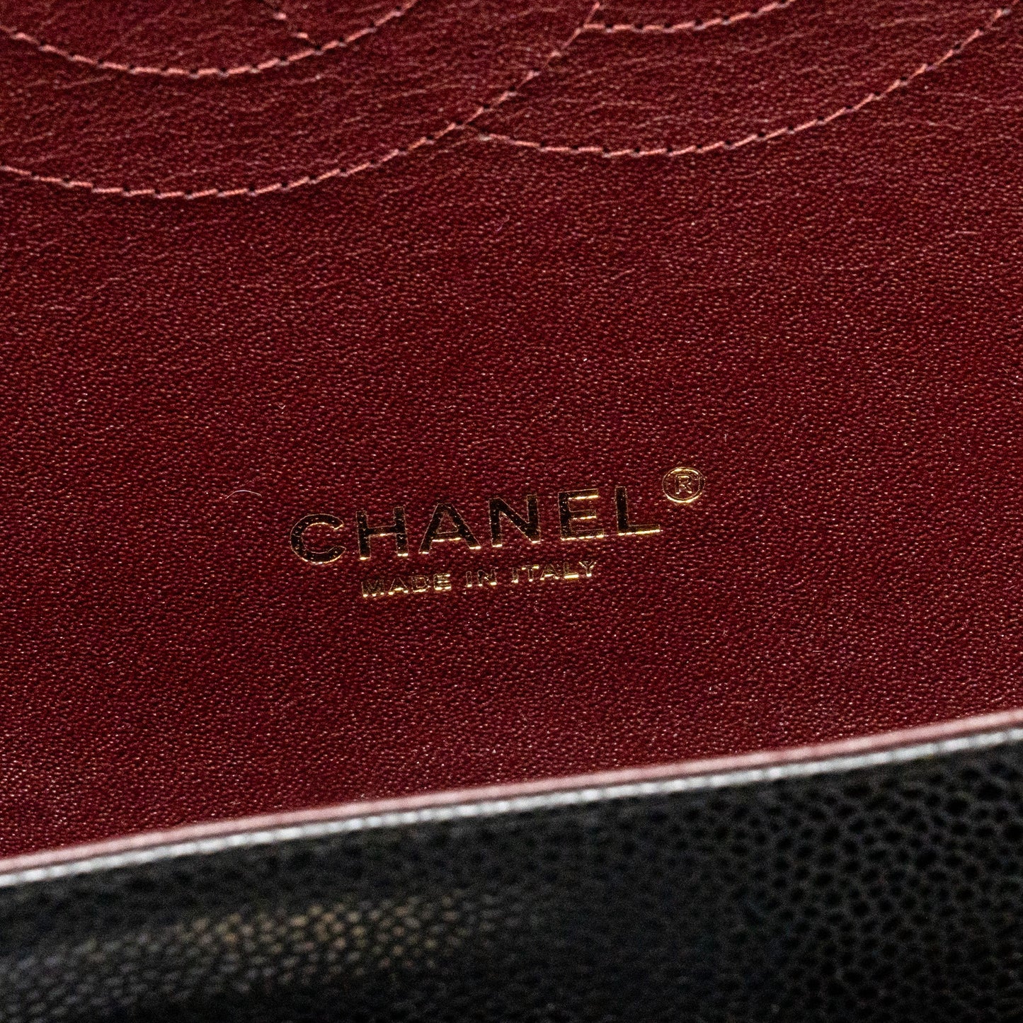 Chanel Maxi Classic Double Flap Bag Caviar Black
