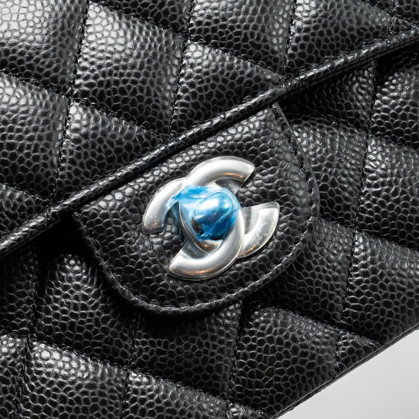Chanel Small Classic Double Flap Bag Caviar BLACK  (Microchip)