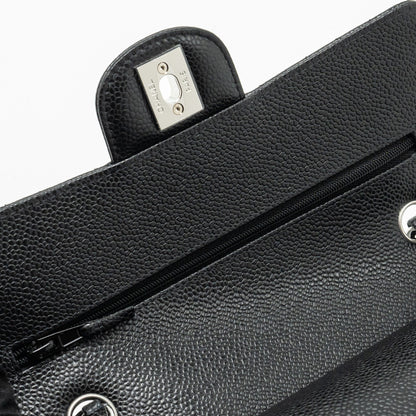 Chanel Small Classic Double Flap Bag Caviar BLACK  (Microchip)