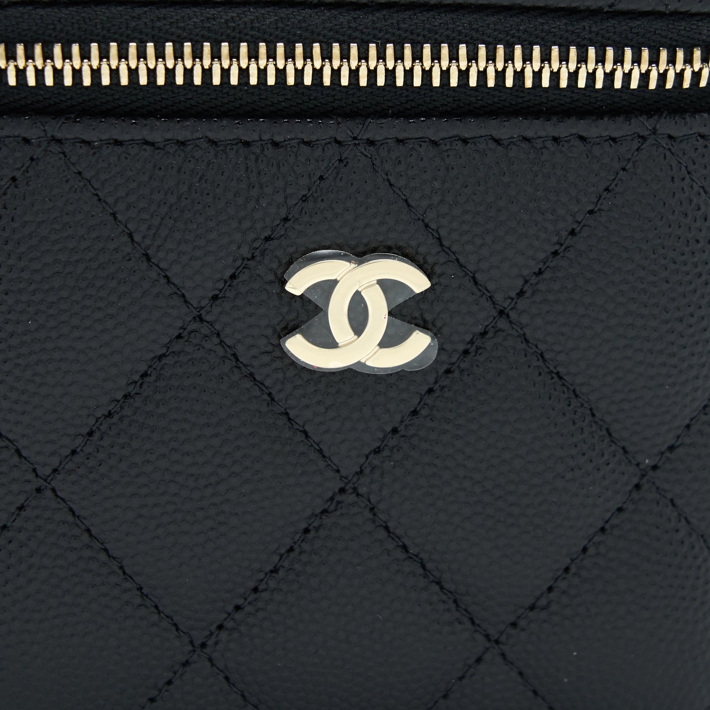 Chanel Mini Vanify Chain Caviar Black L