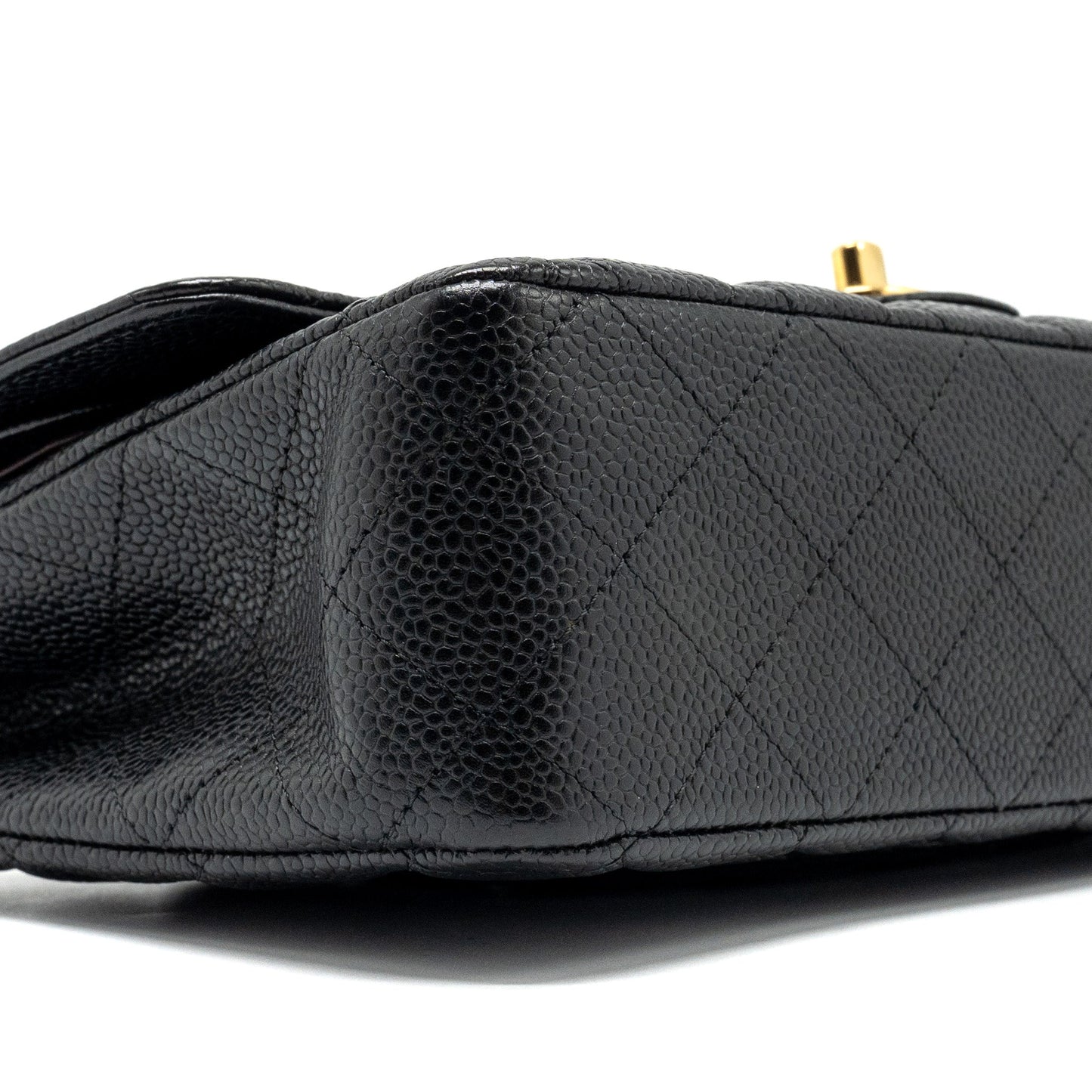Chanel medium classic Double flap bag caviar black
