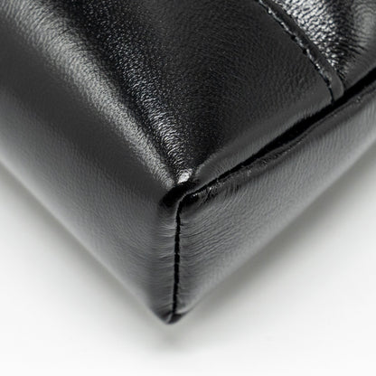 Chanel Mini 31 Clutch with Chain Shiny Lambskin Black L (Microchip)