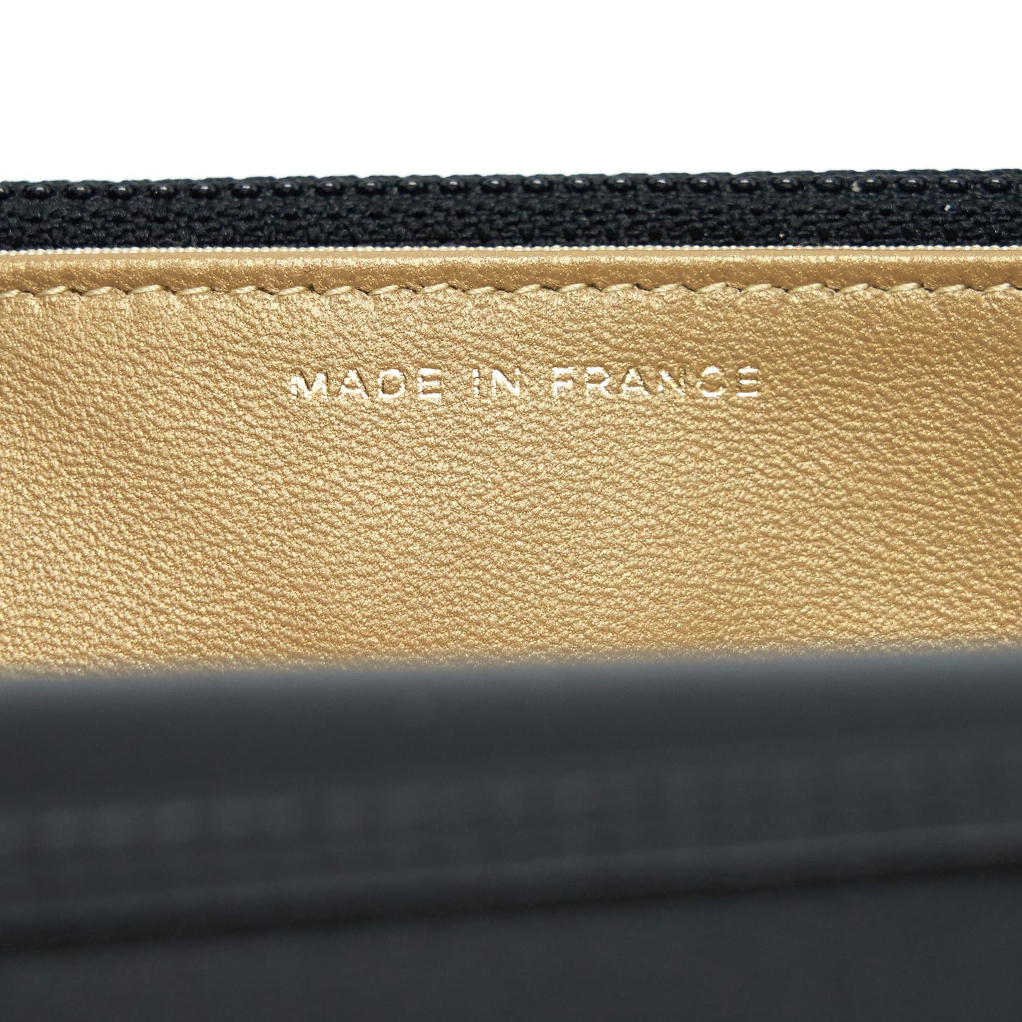 Chanel pearl crush wallet on chain Lambskin black