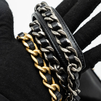 Chanel 19 Wallet On Chain Lambskin black Multicolour hardware (Microchip)