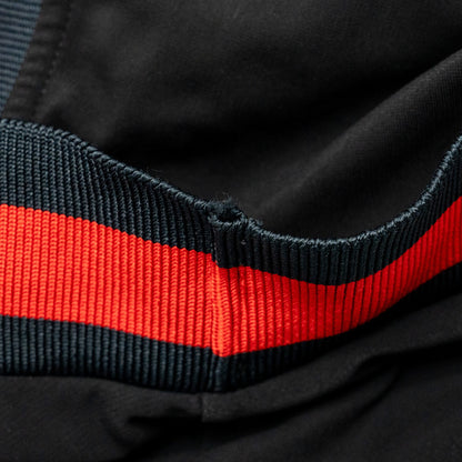 Gucci Size S Hooded Dress Rayon/Elastane Blue/Red