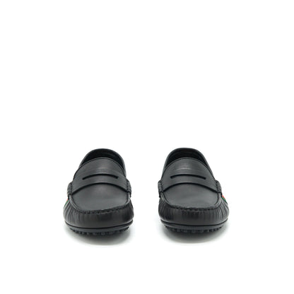 Gucci Size 5 Men�s Leather Loafer Black