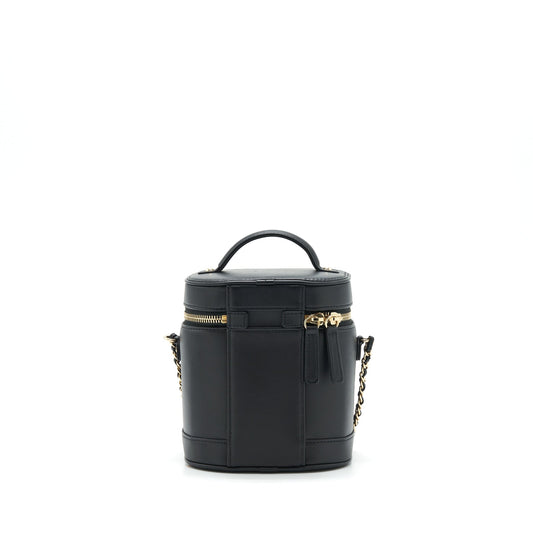 Chanel Vanity Case Lambskin Black L