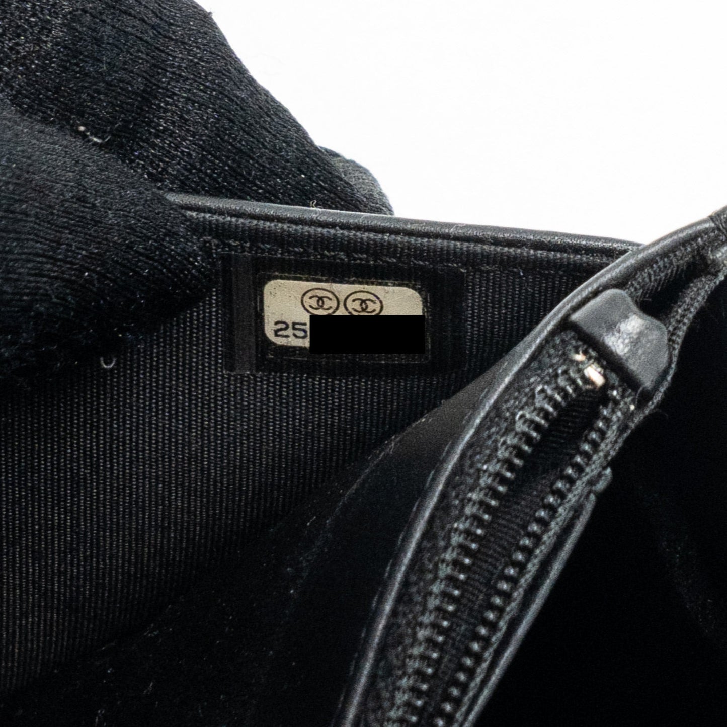 Chanel Boy Wallet On Chain Caviar Black