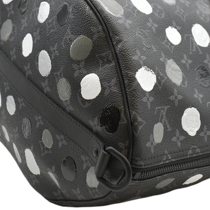LOUIS VUITTON x YK Keepall 55 Bandouliere Monogram Eclipse Travel Bag Black