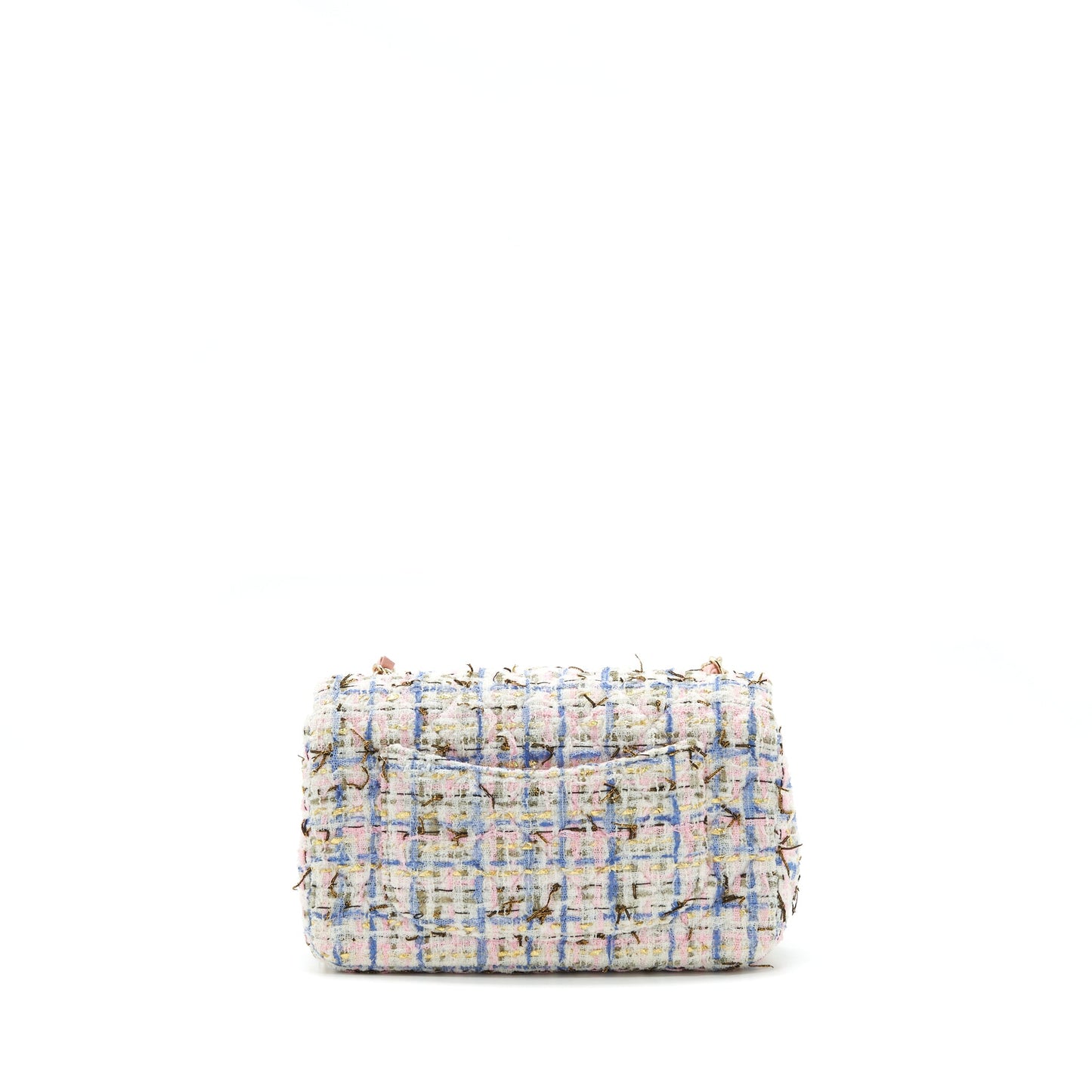 Chanel Mini Rectangular Flap Bag Tweed Multicolour L