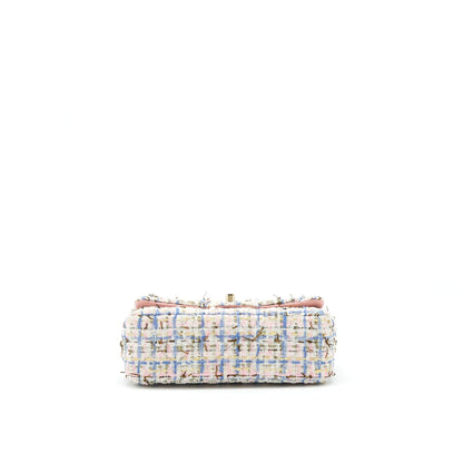 Chanel Mini Rectangular Flap Bag Tweed Multicolour L
