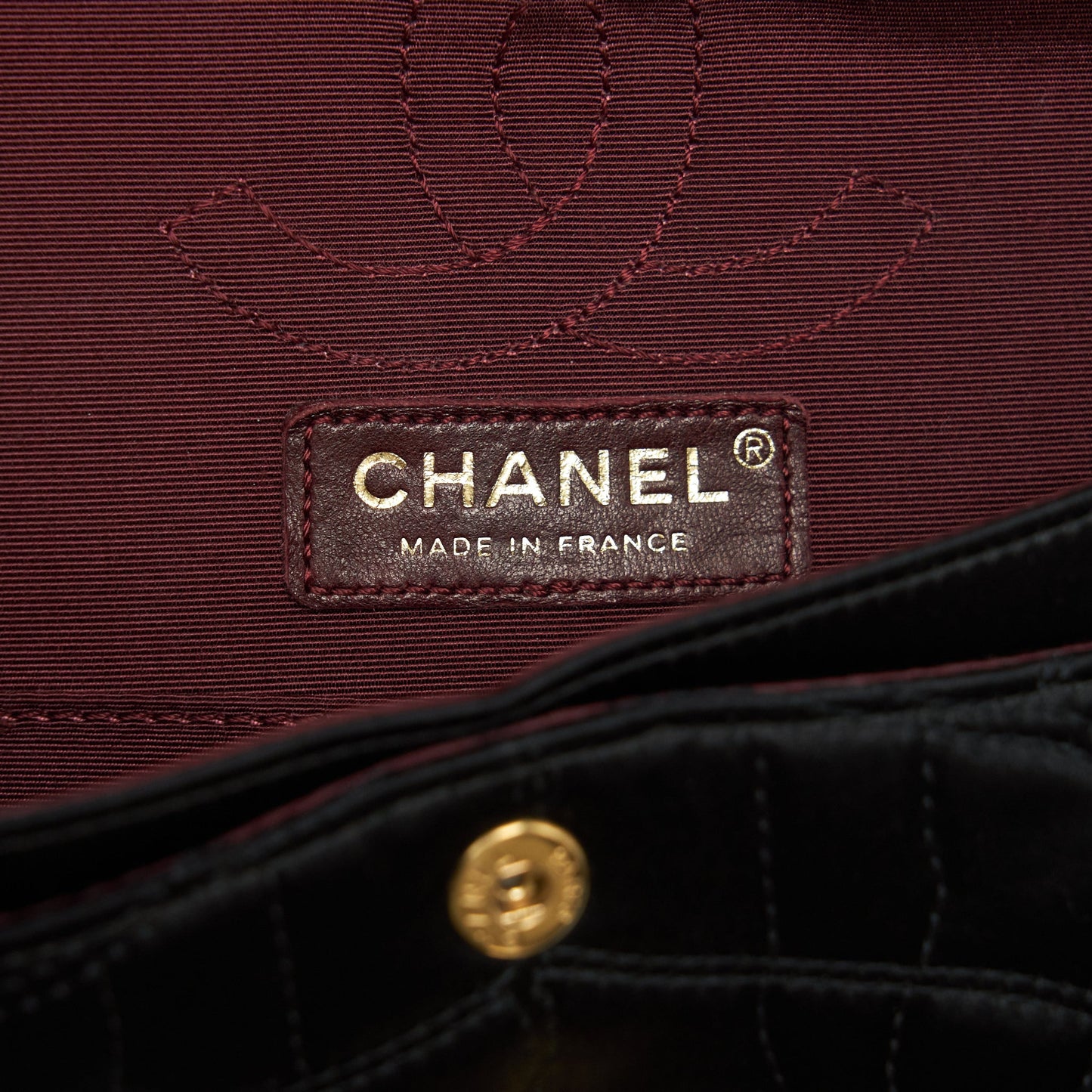 Chanel 2.55 Reissue Flap Bag Satin Black