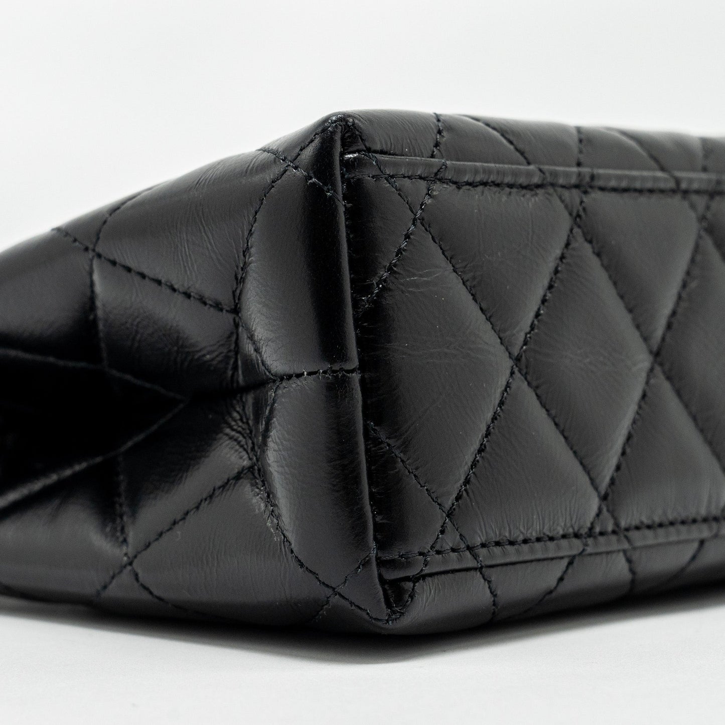 Chanel Mini Kelly Shopping TOTE Bag Calfskin Black  (Microchip)