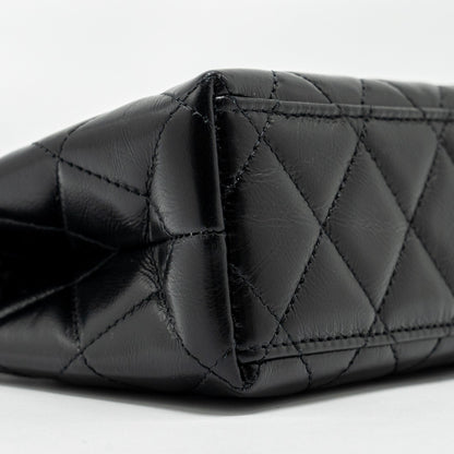 Chanel Mini Kelly Shopping TOTE Bag Calfskin Black  (Microchip)