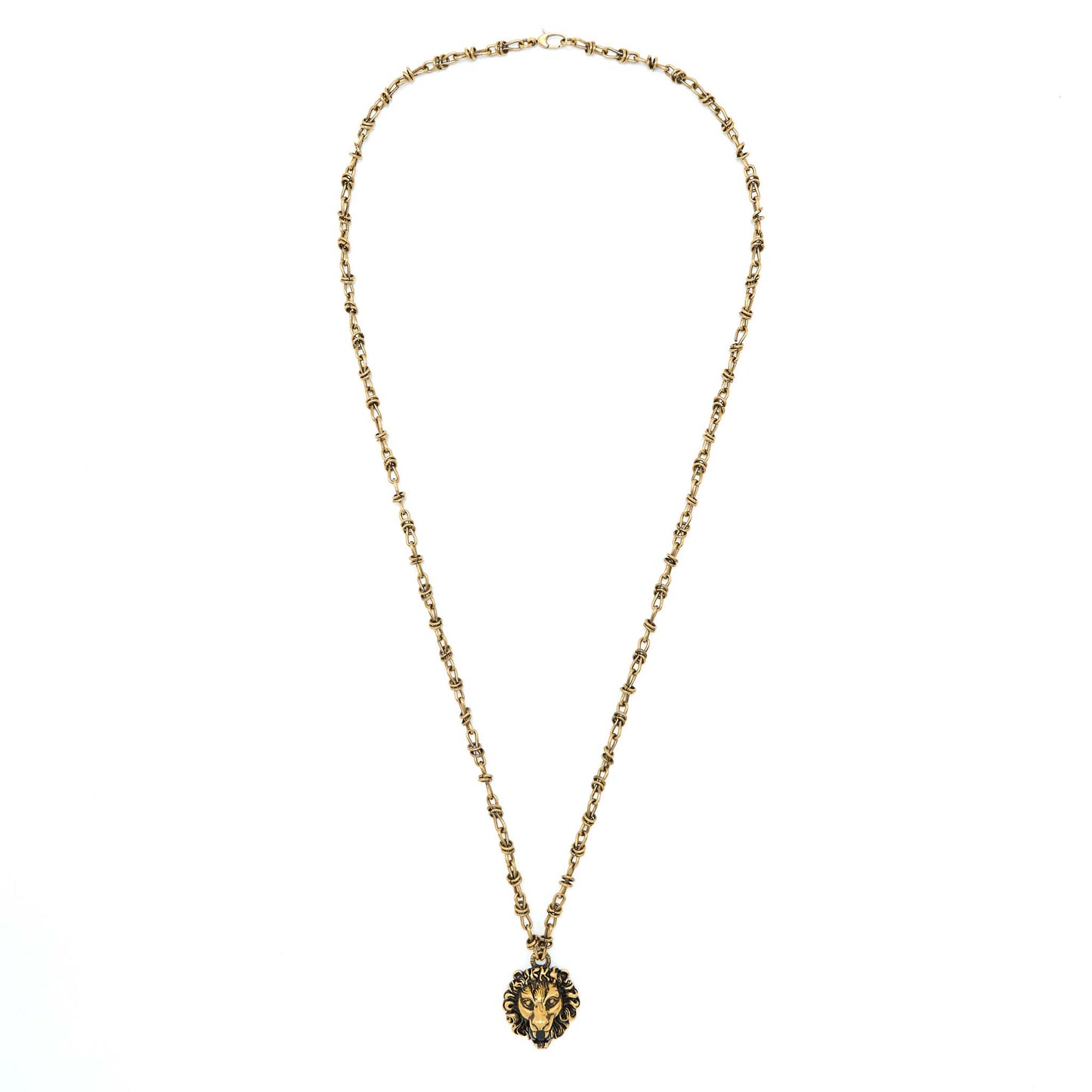 Gucci Lion Long Necklace (Large Version)