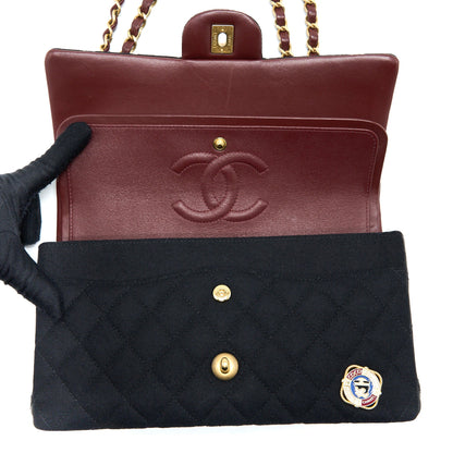 Chanel Medium Classic Double Flap Bag 2018 Metiers d’Art Paris-Hamburg Collection Wool