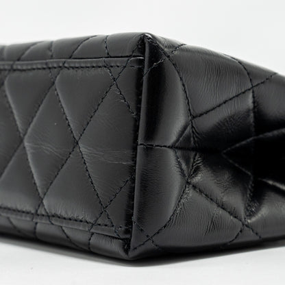 Chanel Mini Kelly Shopping TOTE Bag Calfskin Black  (Microchip)