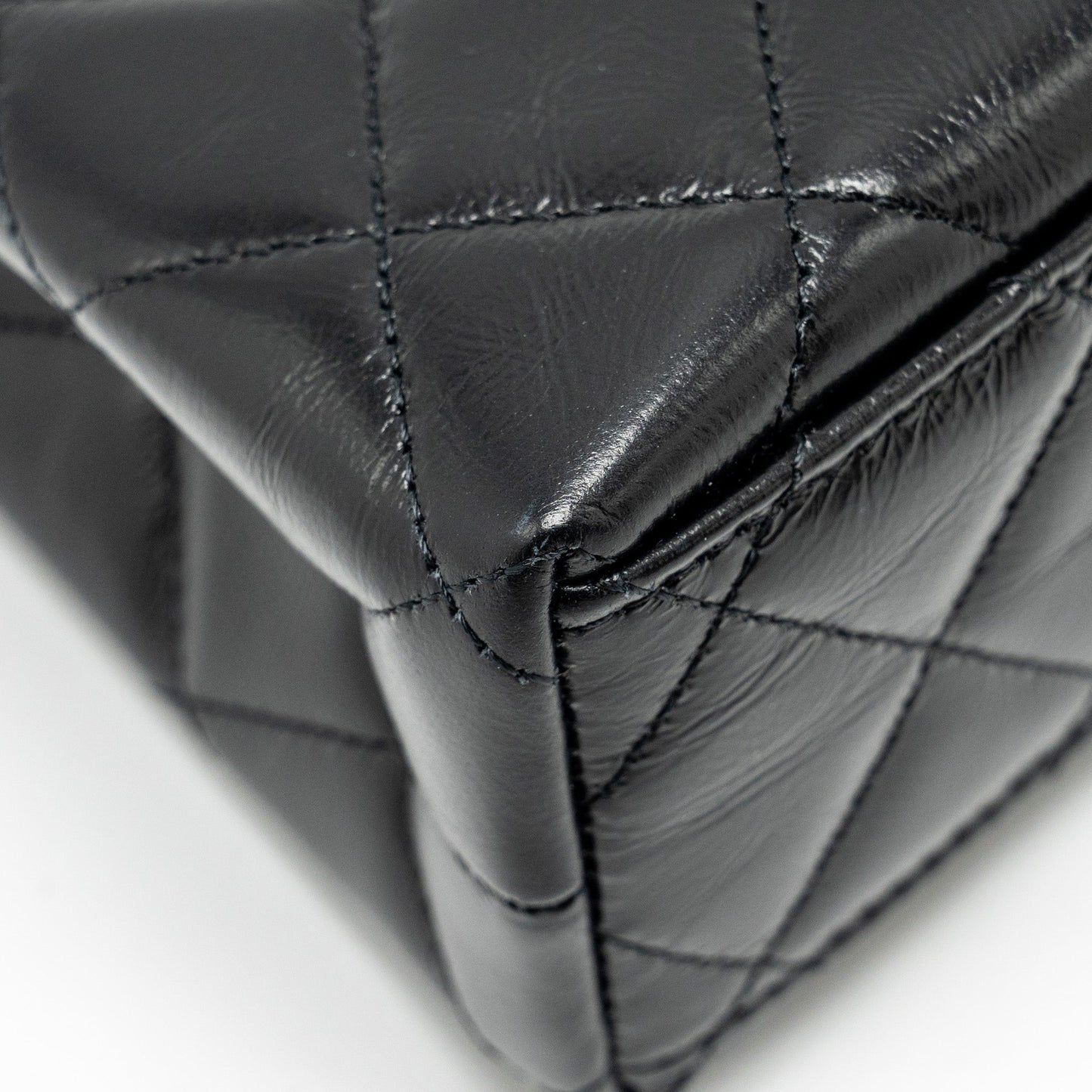 Chanel Mini Kelly Shopping TOTE Bag Calfskin Black  (Microchip)
