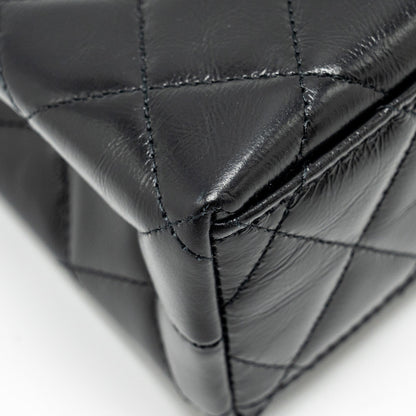 Chanel Mini Kelly Shopping TOTE Bag Calfskin Black  (Microchip)