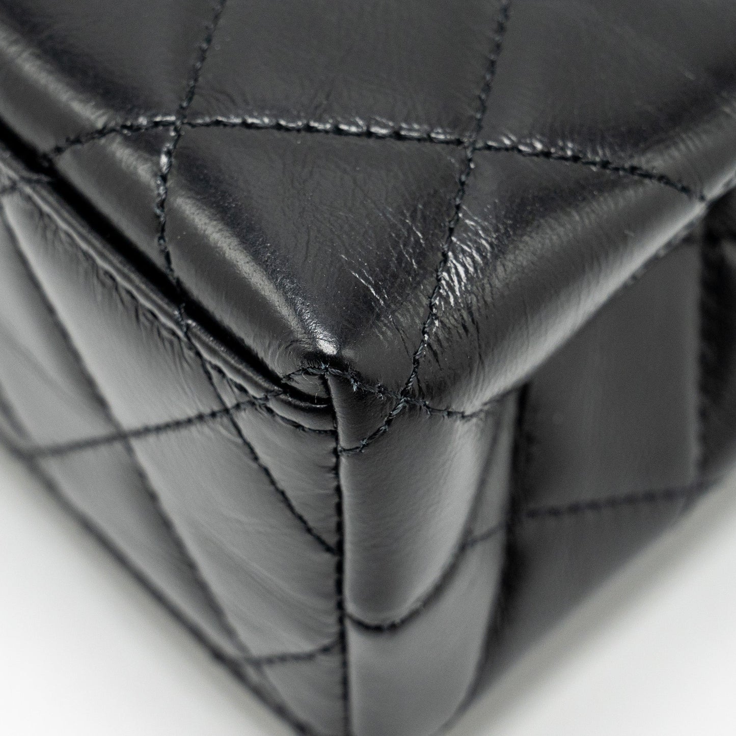 Chanel Mini Kelly Shopping TOTE Bag Calfskin Black  (Microchip)