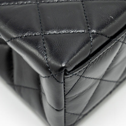 Chanel Mini Kelly Shopping TOTE Bag Calfskin Black  (Microchip)