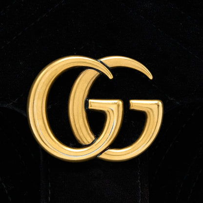 Gucci Mini Marmont Velvet Black