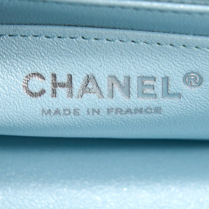 Chanel 21K Mini Rectangular Flap Bag Lambskin Multicolour Ombré Iridescent
