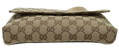 GUCCI GG Canvas Brown Waist Bum Bag 146304