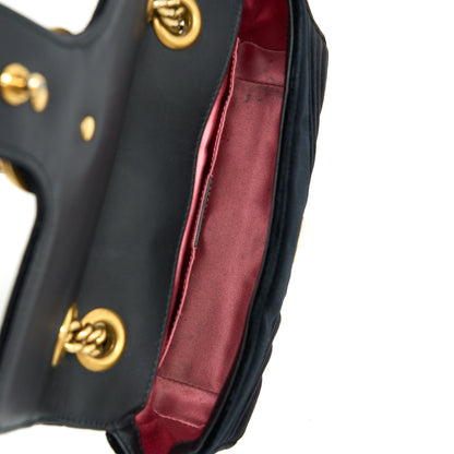 Gucci Mini Marmont Velvet Black