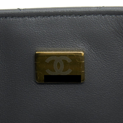 Chanel 22A Mini Rectangular Flap Bag Lambskin Grey L