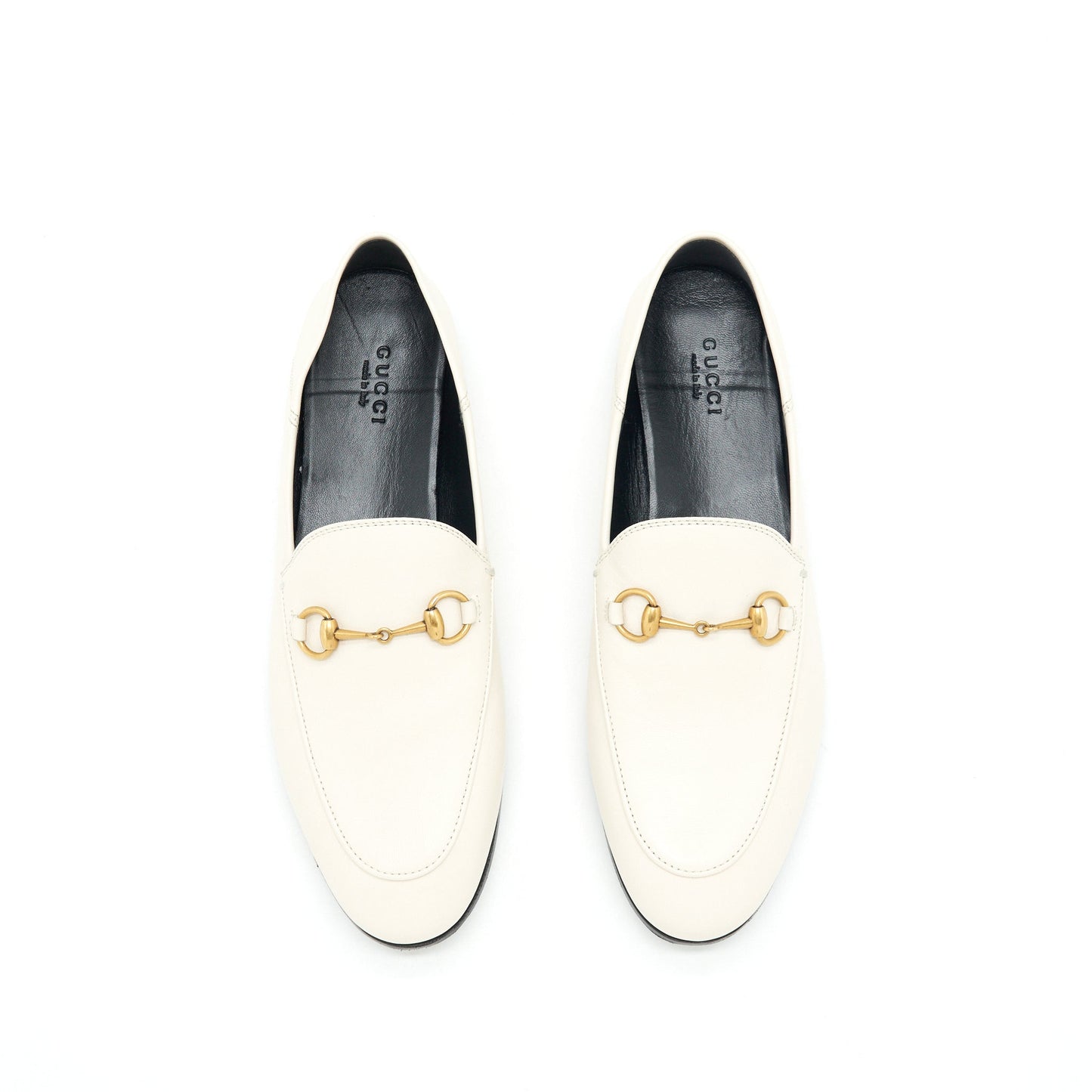 Gucci size38 Loafers 1953 Horsebit Cream