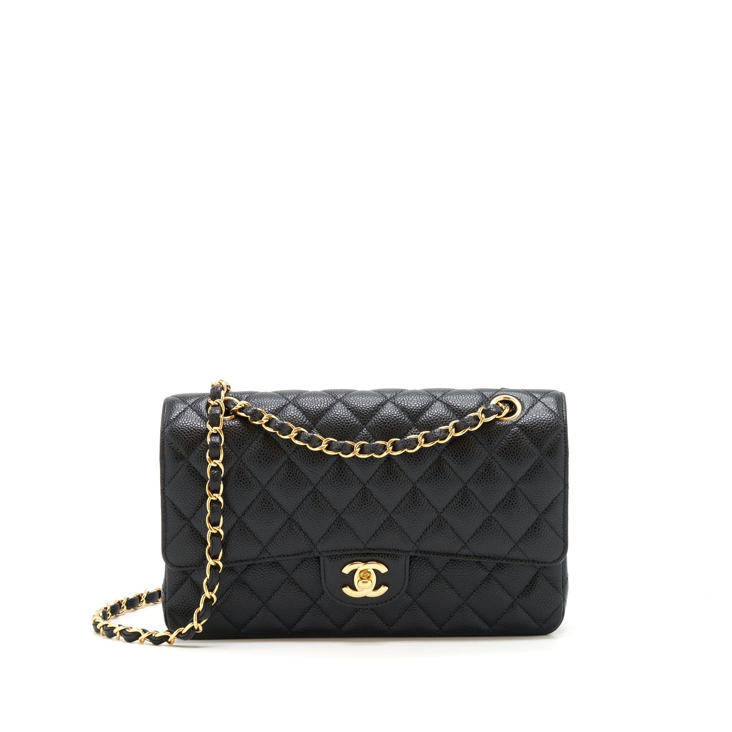 Chanel Medium Classic Flap Bag Caviar Black