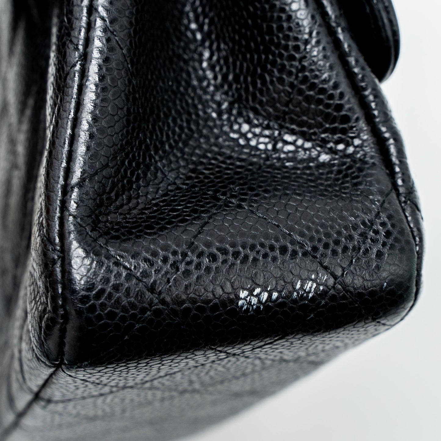 Chanel Medium Classic Double Flap Bag Caviar Black