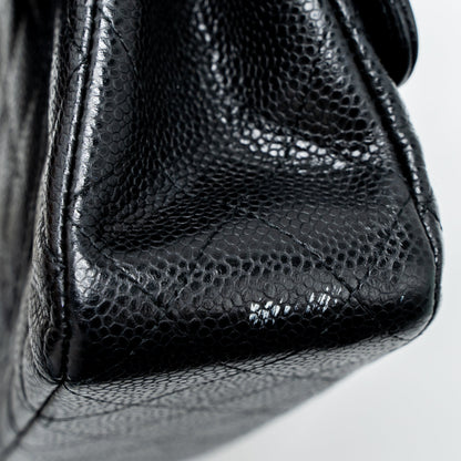 Chanel Medium Classic Double Flap Bag Caviar Black