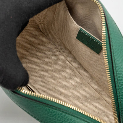 Gucci disco soho camera bag calfskin green L