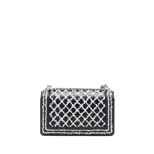 Chanel Medium Boy Bag Limited Lambskin Black/White